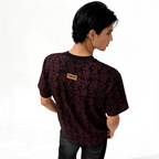 Midnight bloom Tee (Block Printing Tee)