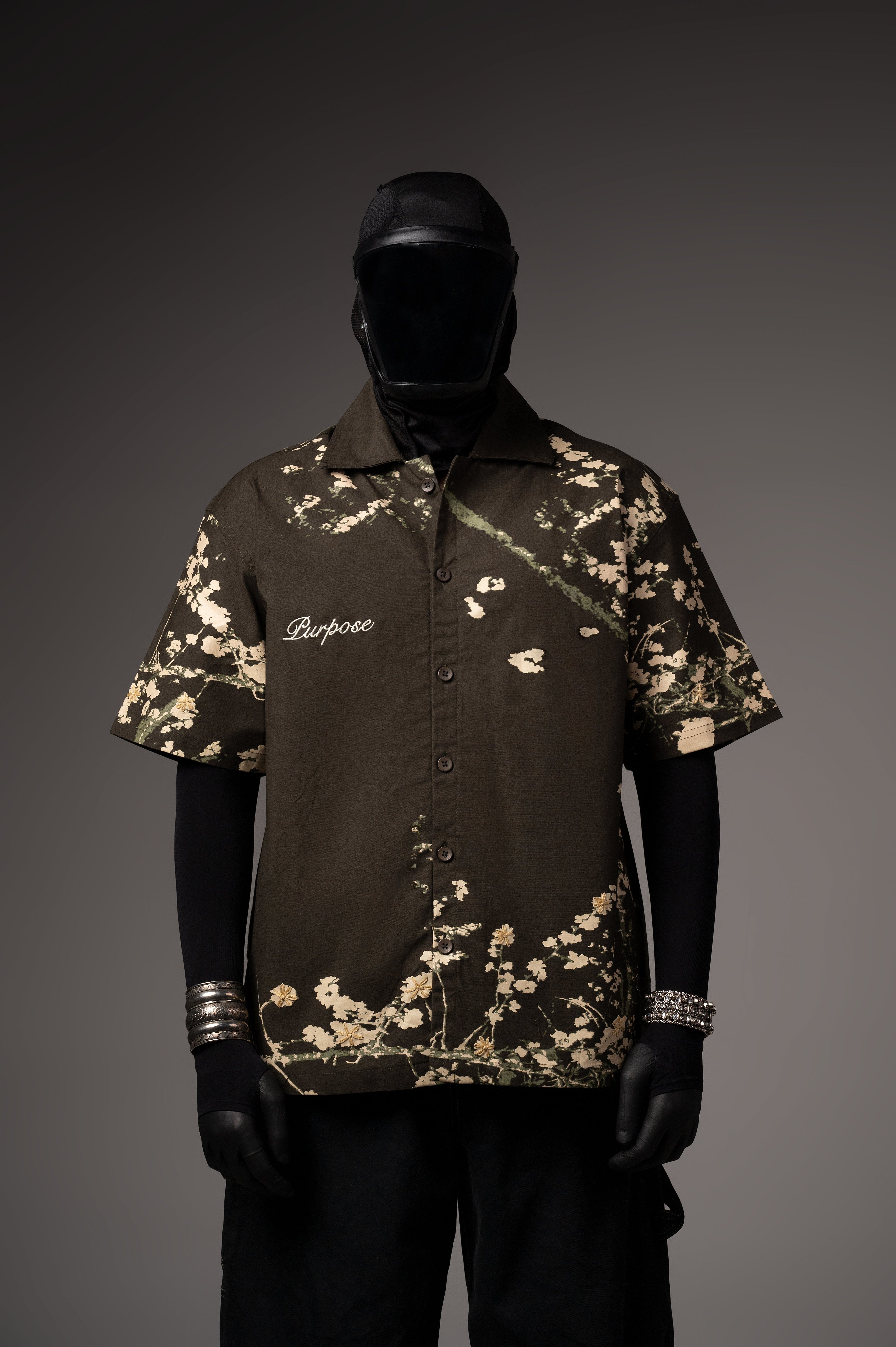Greenery Hand Work Shirt