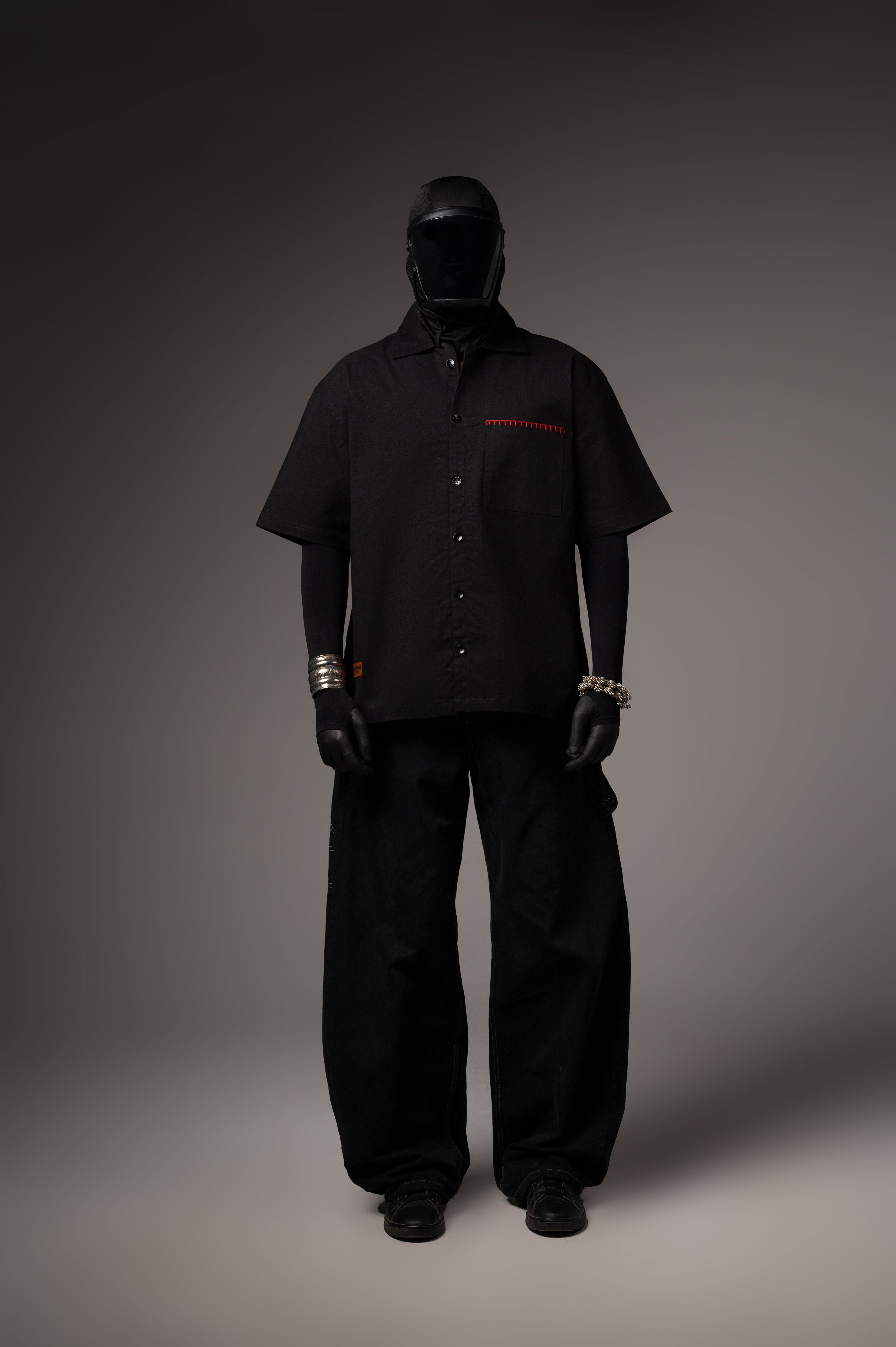 Peacock Hand Work Shirt