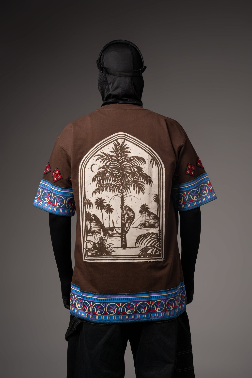 Element Brown Hand Work T-shirt