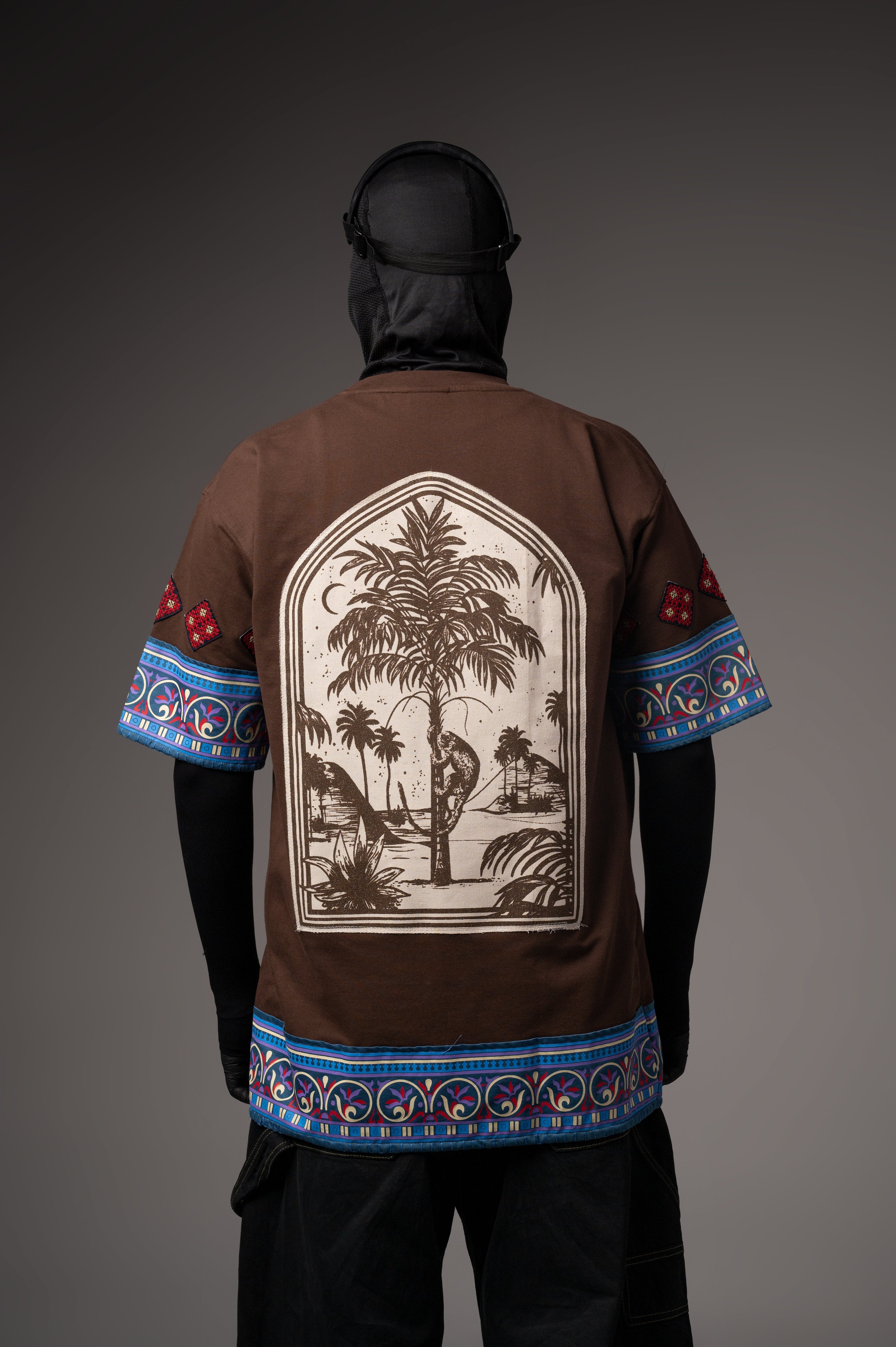 Element Brown Hand Work T-shirt