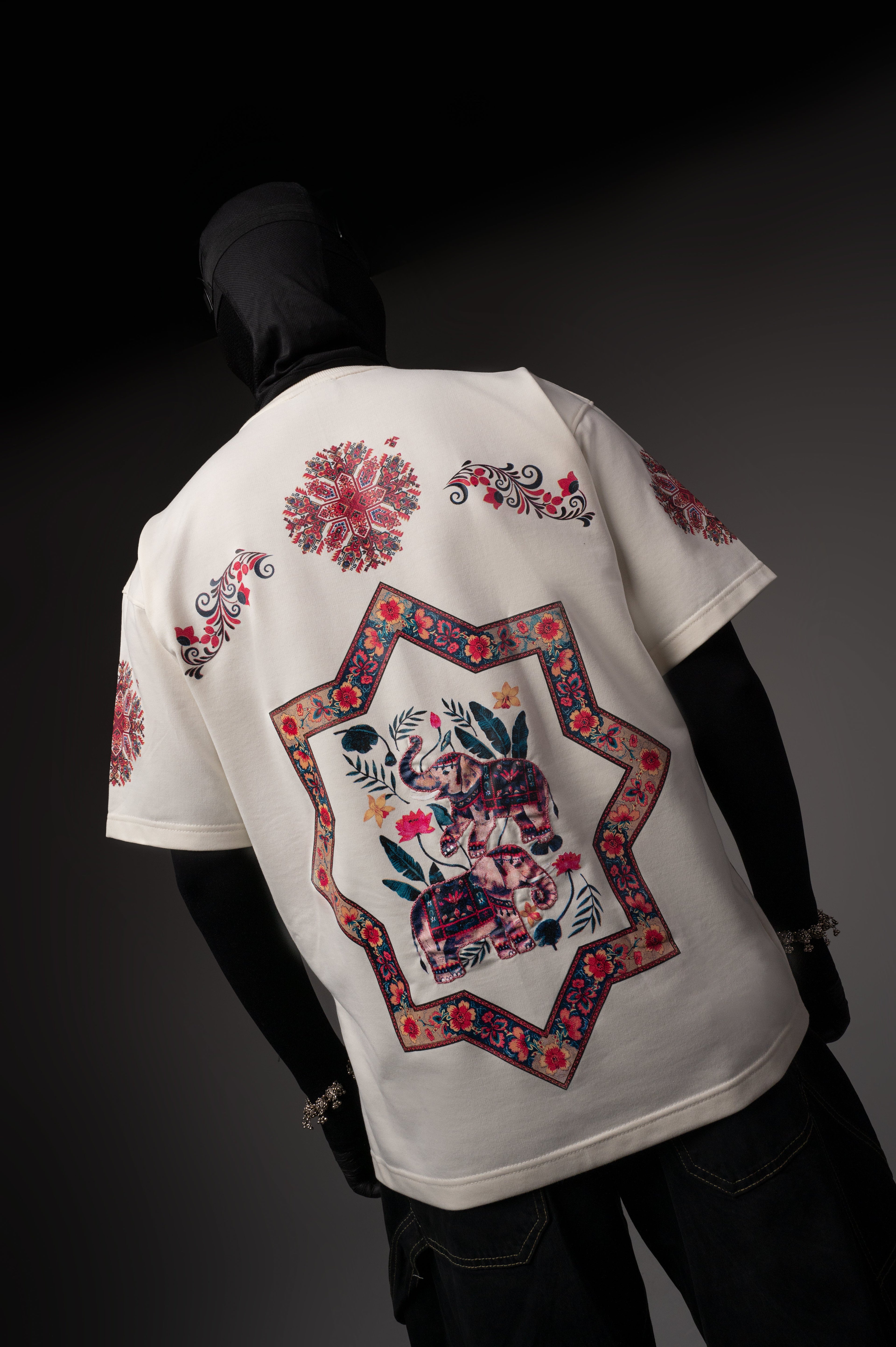 Elephant Hand Work T-shirt
